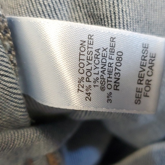 NWT Versona High Waist Paperbag Denim Jean Shorts Size Large - Picture 6 of 6